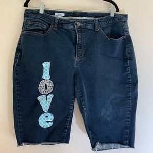 Women jean short